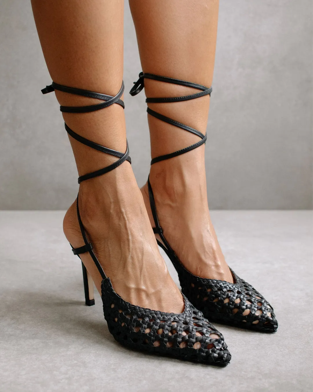 The Sandstorm Sandal by Alohas - Black