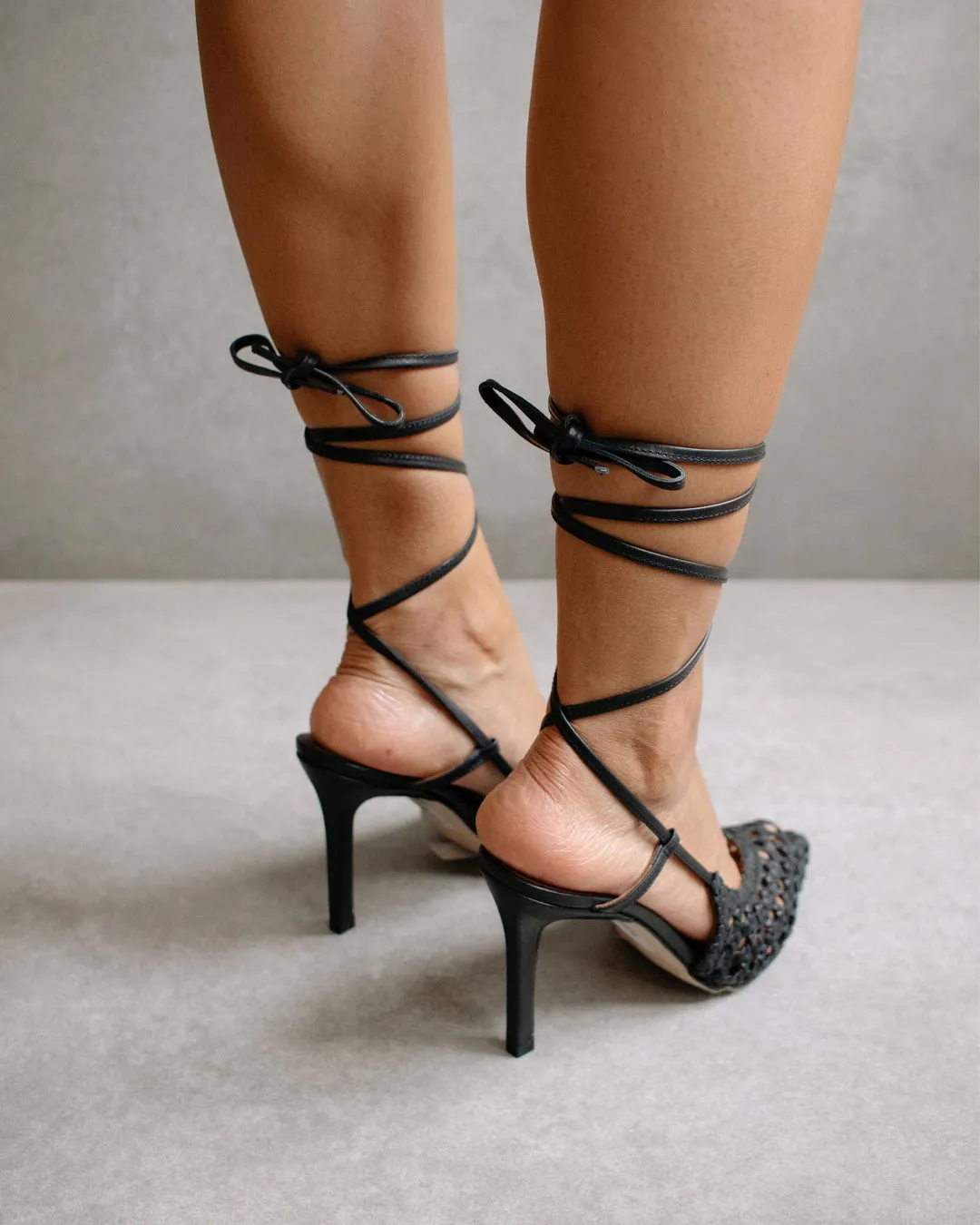 The Sandstorm Sandal by Alohas - Black