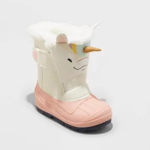 Toddler Girls' Frankie Winter Boots - Cat & Jack Pink 12T