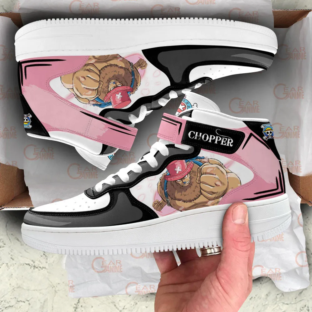 Tony Tony Chopper Sneakers Air Mid OP Custom Anime Shoes