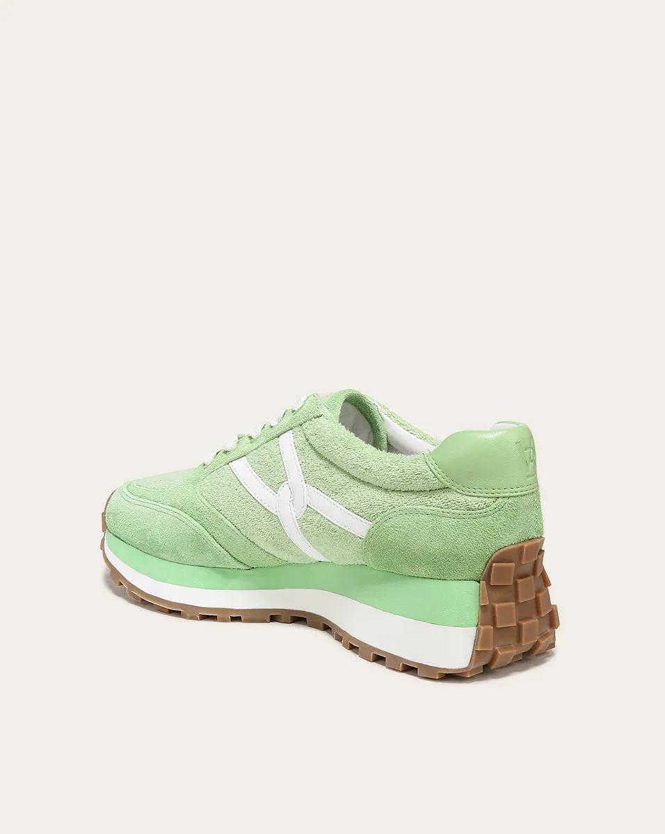 Valentina Sneaker - Matcha Green