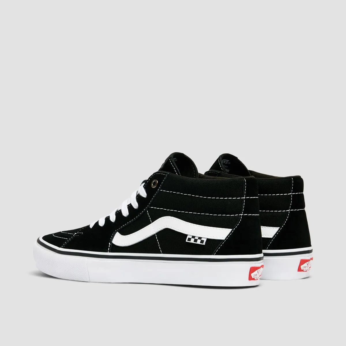 Vans Skate Grosso Mid Top Shoes - Black/White