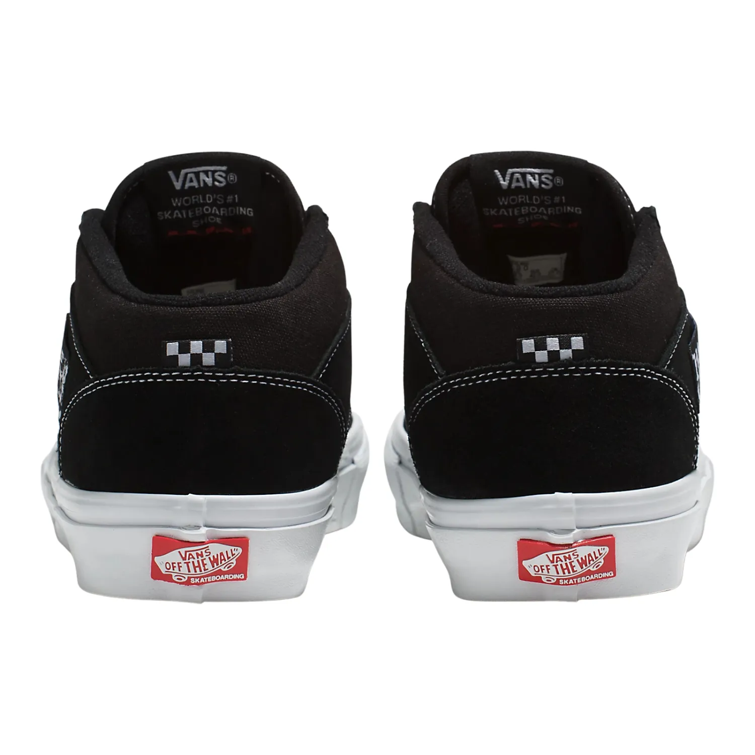 Vans Skate Half Cab Black/White - Men's Shoes