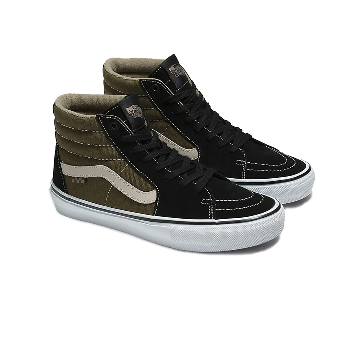 Vans Skate Sk8-Hi - Black/Olive