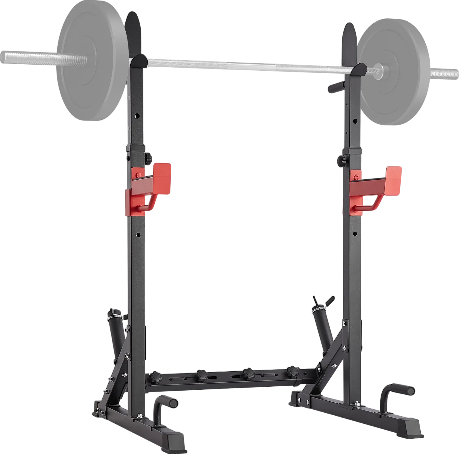 Vevor Squat Stand Power Rack Multi-Functional with Weight Plate Storage Attachment 600 Lbs Capacity New