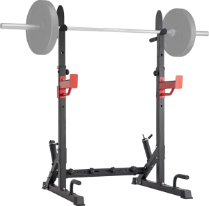 Vevor Squat Stand Power Rack Multi-Functional with Weight Plate Storage Attachment 600 Lbs Capacity New