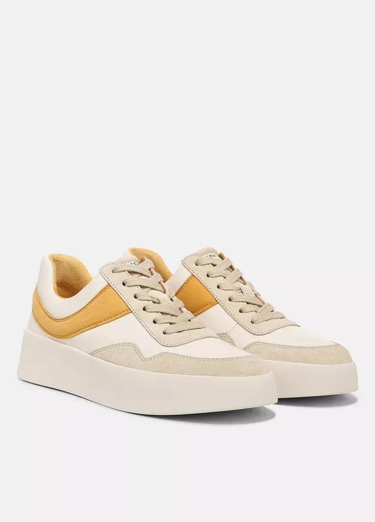 Warren Court Leather Suede Sneaker - Papaya