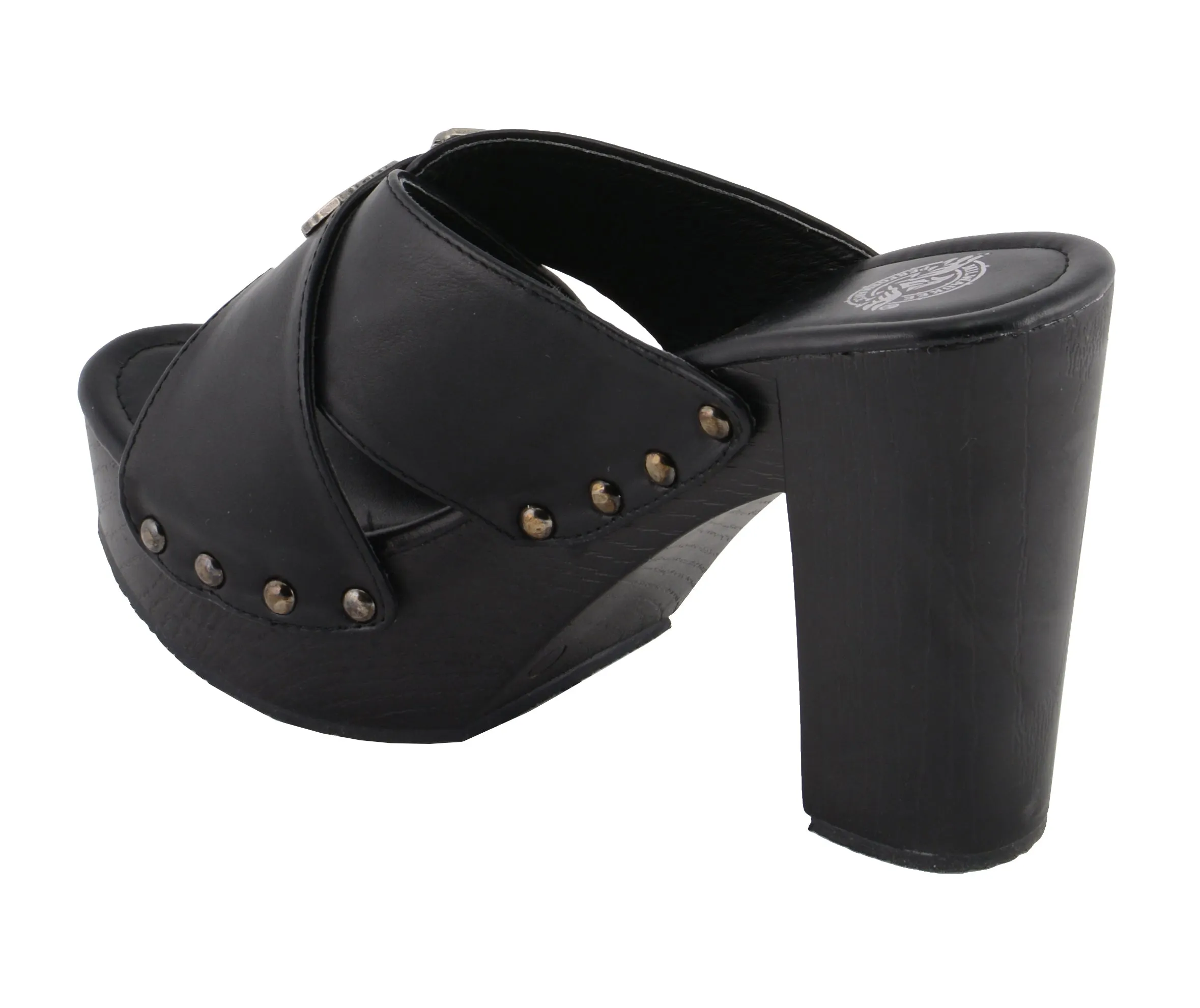 Women Cross Strap Open Toe Clog