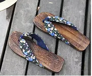 wood sandals 2017 New Fashion Retro Japanese style clogs fashion wooden flip flops slippers Women's clogs slippers h185